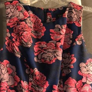 😍Topshop Navy Floral Dress Size 4😍